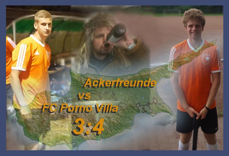Ackerfreunde - FC Porno Villa 3:4 (0:1)